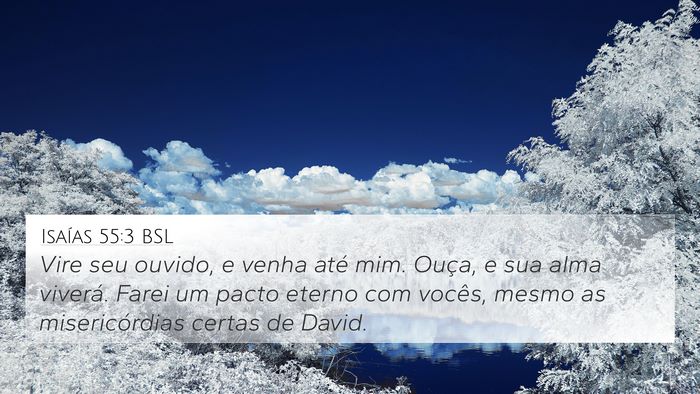 Isaías 55:3 BSL Bible Verse Image