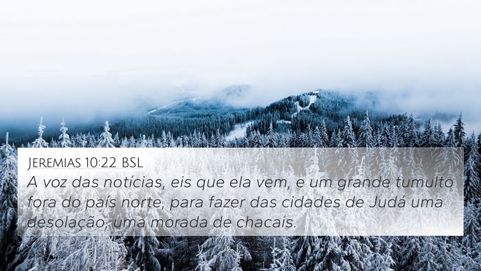 Jeremias 10:22 BSL Bible Verse Image