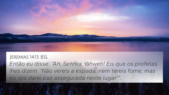 Jeremias 14:13 BSL Bible Verse Image