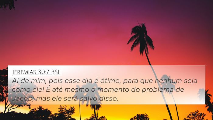 Jeremias 30:7 BSL Bible Verse Image