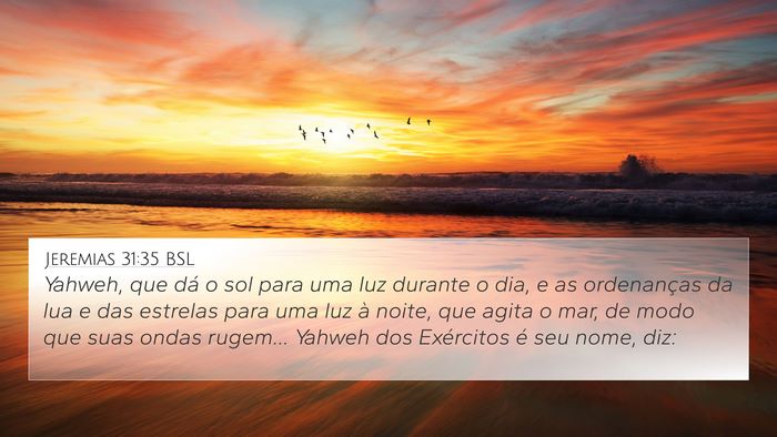 Jeremias 31:35 BSL Bible Verse Image