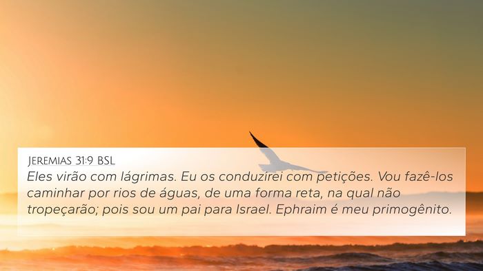 Jeremias 31:9 BSL Bible Verse Image