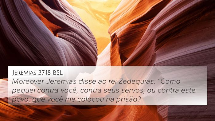 Jeremias 37:18 BSL Bible Verse Image