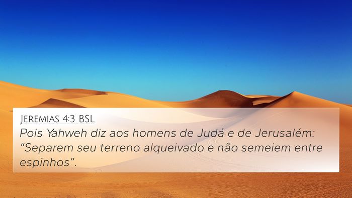 Jeremias 4:3 BSL Bible Verse Image