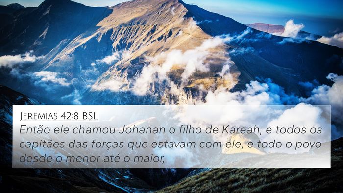Jeremias 42:8 BSL Bible Verse Image
