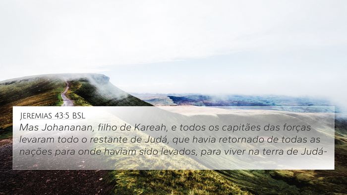 Jeremias 43:5 BSL Bible Verse Image
