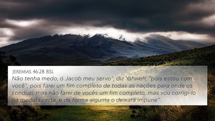 Jeremias 46:28 BSL Bible Verse Image