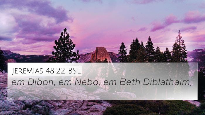 Jeremias 48:22 BSL Bible Verse Image