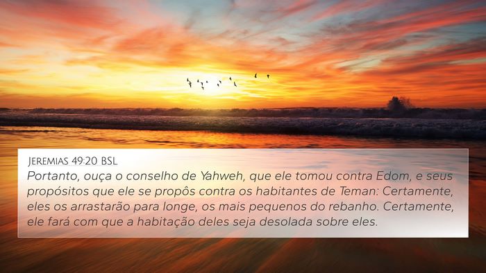 Jeremias 49:20 BSL Bible Verse Image
