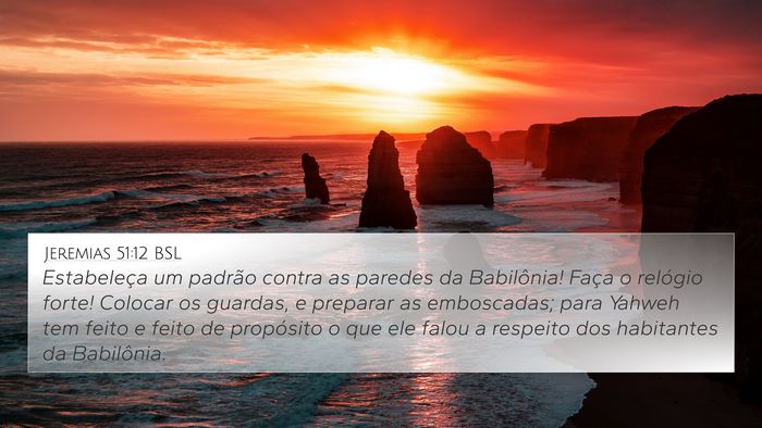 Jeremias 51:12 BSL Bible Verse Image