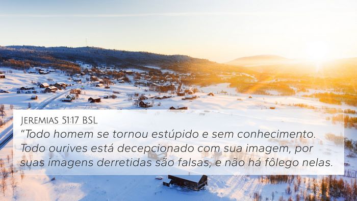 Jeremias 51:17 BSL Bible Verse Image