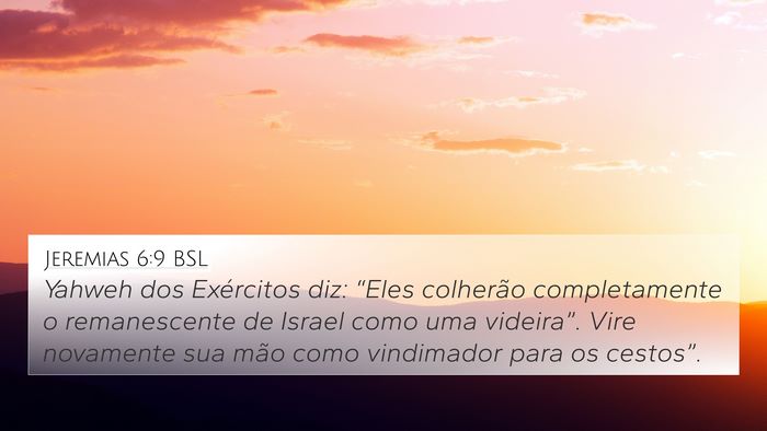 Jeremias 6:9 BSL Bible Verse Image