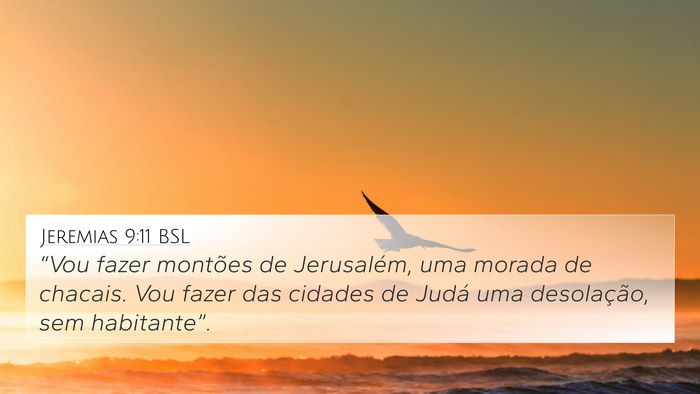 Jeremias 9:11 BSL Bible Verse Image