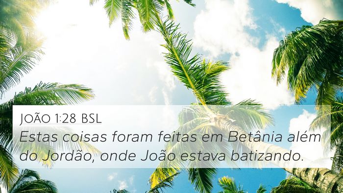 João 1:28 BSL Bible Verse Image