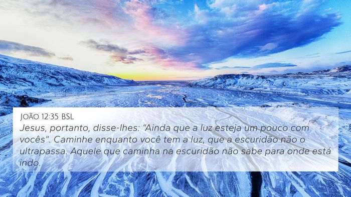 João 12:35 BSL Bible Verse Image