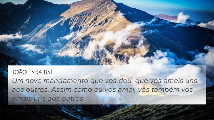 João 13:34 BSL Bible Verse Image