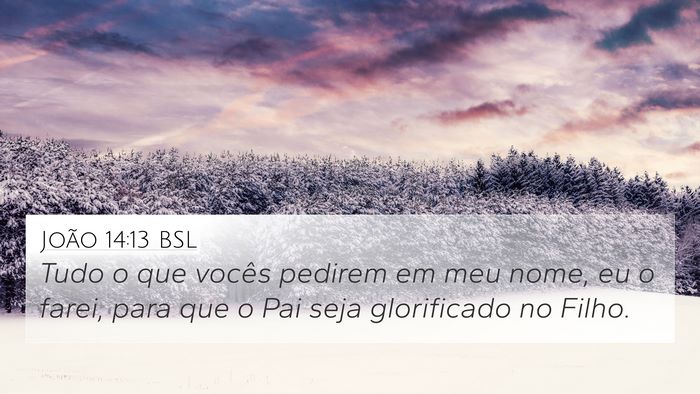 João 14:13 BSL Bible Verse Image