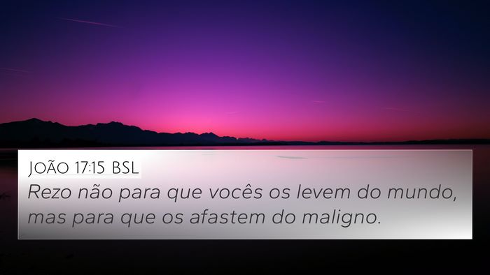 João 17:15 BSL Bible Verse Image