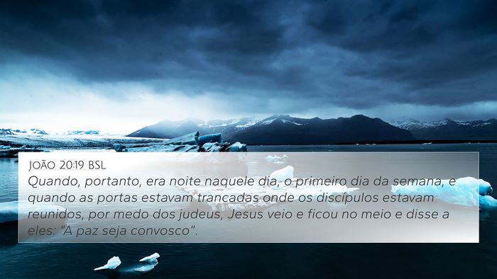 João 20:19 BSL Bible Verse Image