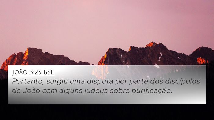 João 3:25 BSL Bible Verse Image
