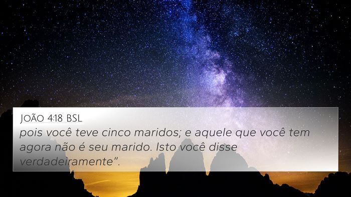 João 4:18 BSL Bible Verse Image