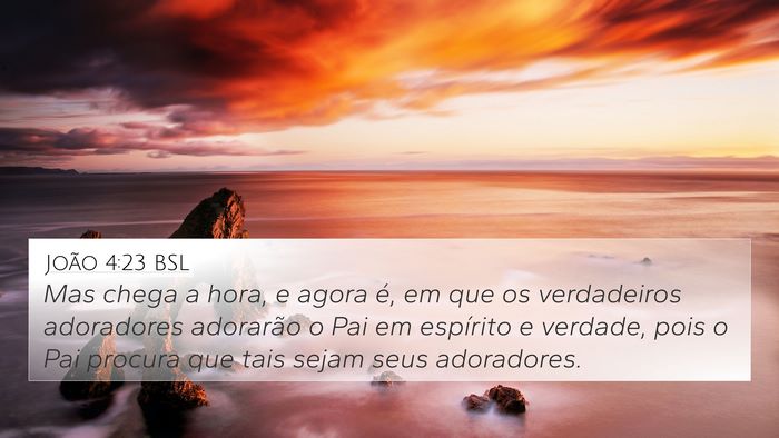 João 4:23 BSL Bible Verse Image