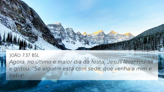 João 7:37 BSL Bible Verse Image