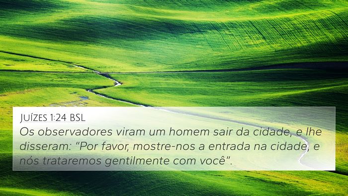 Juízes 1:24 BSL Bible Verse Image