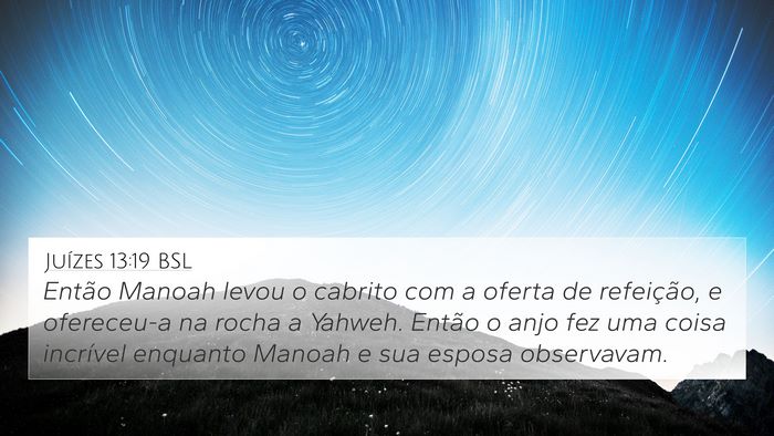 Juízes 13:19 BSL Bible Verse Image