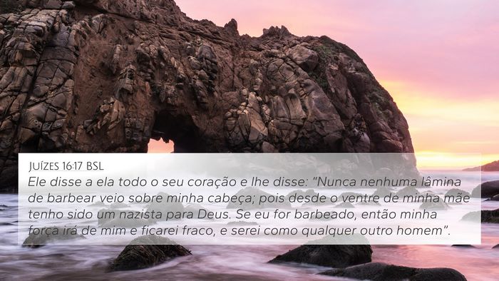 Juízes 16:17 BSL Bible Verse Image
