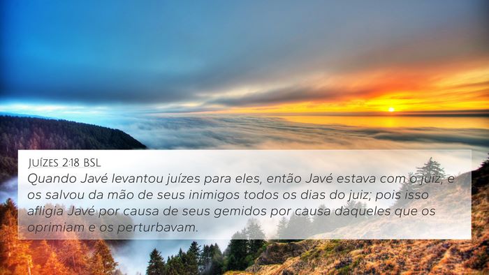 Juízes 2:18 BSL Bible Verse Image