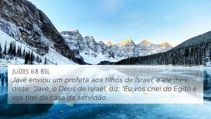 Juízes 6:8 BSL Bible Verse Image