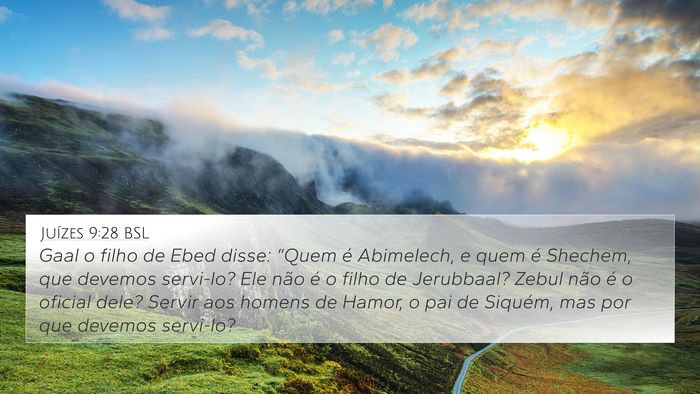 Juízes 9:28 BSL Bible Verse Image