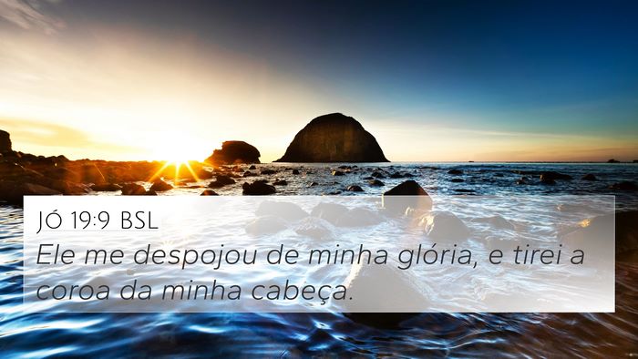 Jó 19:9 BSL Bible Verse Image