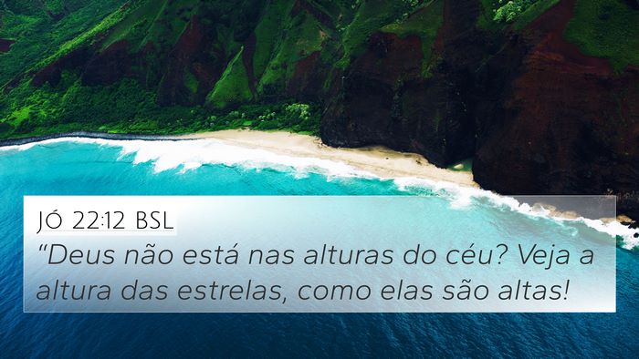 Jó 22:12 BSL Bible Verse Image