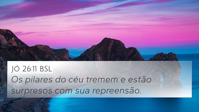 Jó 26:11 BSL Bible Verse Image