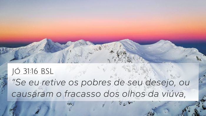 Jó 31:16 BSL Bible Verse Image