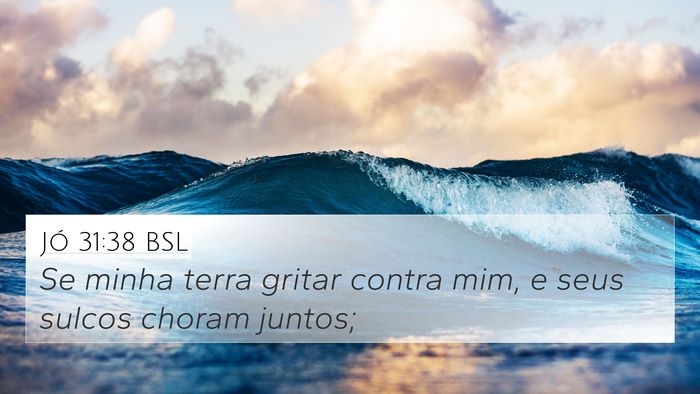 Jó 31:38 BSL Bible Verse Image