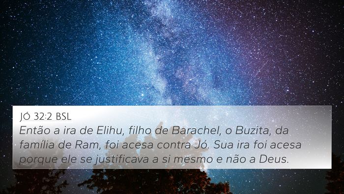 Jó 32:2 BSL Bible Verse Image