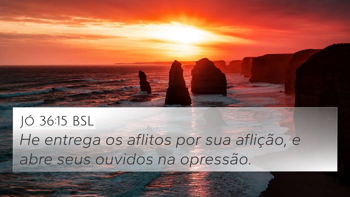 Jó 36:15 BSL Bible Verse Image