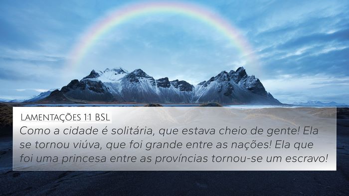 Lamentações 1:1 BSL Bible Verse Image