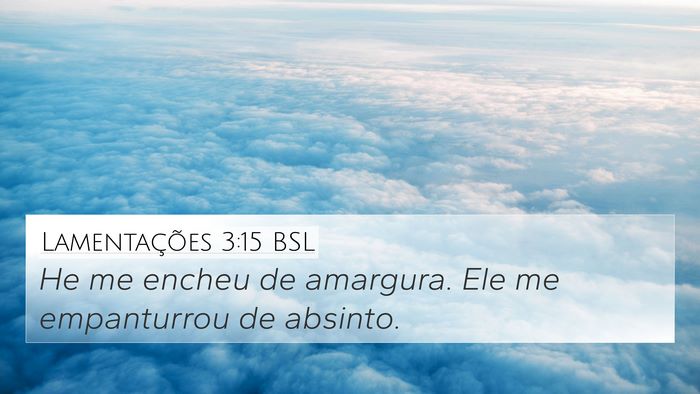 Lamentações 3:15 BSL Bible Verse Image