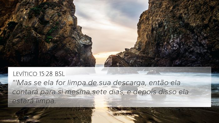 Levítico 15:28 BSL Bible Verse Image