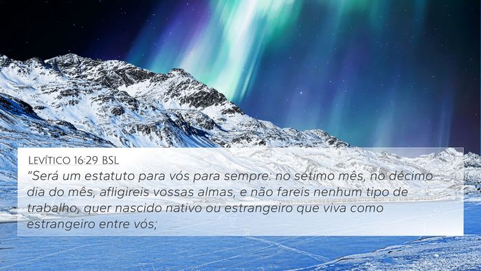 Levítico 16:29 BSL Bible Verse Image