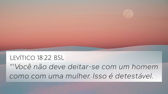 Levítico 18:22 BSL Bible Verse Image