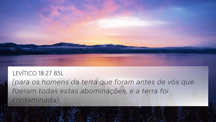 Levítico 18:27 BSL Bible Verse Image