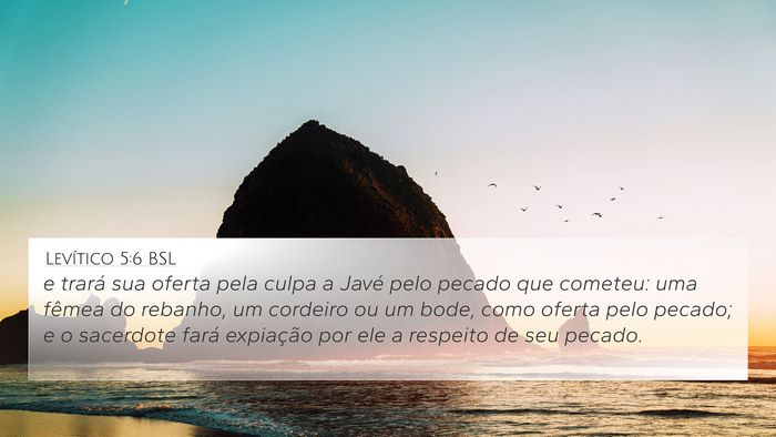 Levítico 5:6 BSL Bible Verse Image