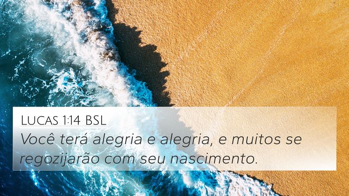 Lucas 1:14 BSL Bible Verse Image