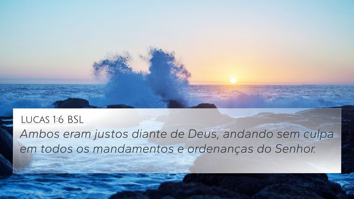Lucas 1:6 BSL Bible Verse Image