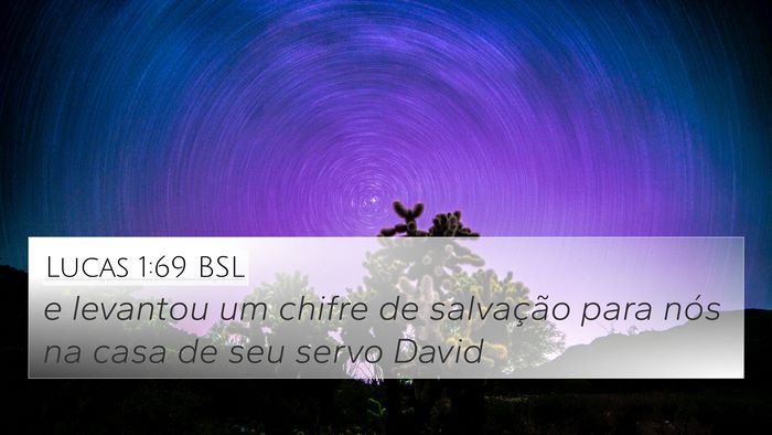 Lucas 1:69 BSL Bible Verse Image